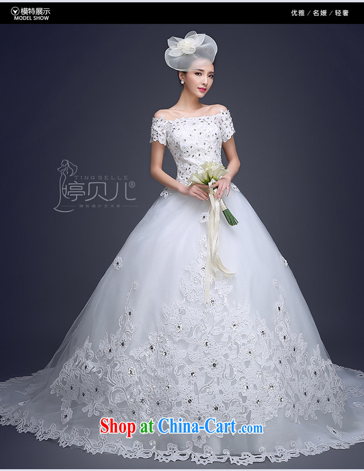 Addis Ababa Ting-field shoulder Deluxe tail bag shoulder bridal wedding dresses summer 2015 new large, satin-han-crowsfoot wedding white XXL pictures, price, brand platters! Elections are good character, the national distribution, so why buy now enjoy more preferential! Health