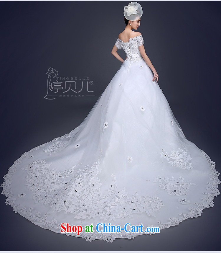 Addis Ababa Ting-field shoulder Deluxe tail bag shoulder bridal wedding dresses summer 2015 new large, satin-han-crowsfoot wedding white XXL pictures, price, brand platters! Elections are good character, the national distribution, so why buy now enjoy more preferential! Health