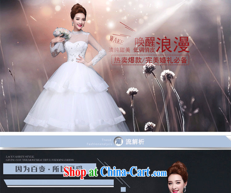 Love, according to China's 2015 Spring Summer Fall Winter new wedding dresses bridal wedding double-shoulder retro the drill field shoulder long-sleeved with white wedding white. Do not return not-for-pictures, price, brand platters! Elections are good character, the national distribution, so why buy now enjoy more preferential! Health