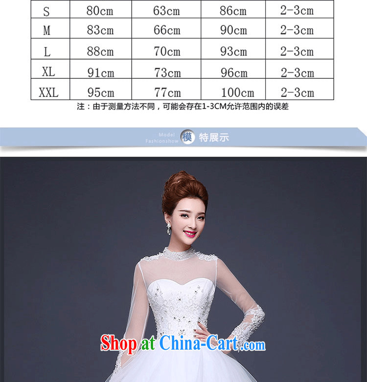 Love, according to China's 2015 Spring Summer Fall Winter new wedding dresses bridal wedding double-shoulder retro the drill field shoulder long-sleeved with white wedding white. Do not return not-for-pictures, price, brand platters! Elections are good character, the national distribution, so why buy now enjoy more preferential! Health