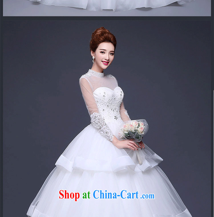 Love, according to China's 2015 Spring Summer Fall Winter new wedding dresses bridal wedding double-shoulder retro the drill field shoulder long-sleeved with white wedding white. Do not return not-for-pictures, price, brand platters! Elections are good character, the national distribution, so why buy now enjoy more preferential! Health