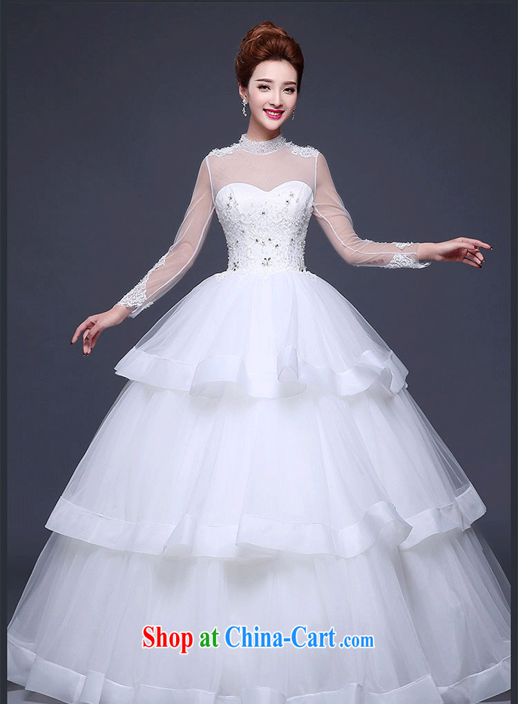 Love, according to China's 2015 Spring Summer Fall Winter new wedding dresses bridal wedding double-shoulder retro the drill field shoulder long-sleeved with white wedding white. Do not return not-for-pictures, price, brand platters! Elections are good character, the national distribution, so why buy now enjoy more preferential! Health