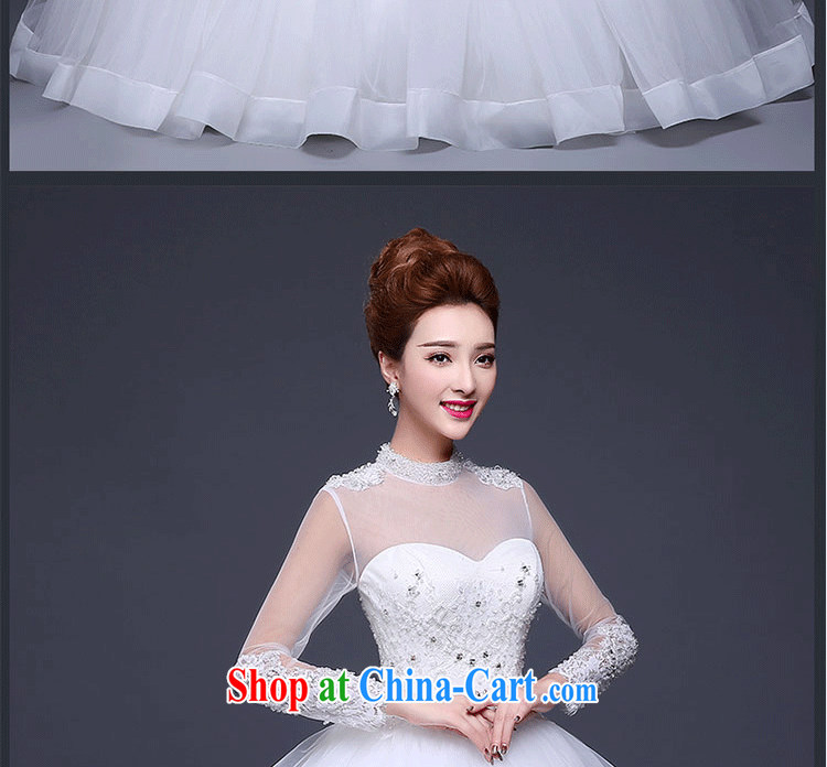 Love, according to China's 2015 Spring Summer Fall Winter new wedding dresses bridal wedding double-shoulder retro the drill field shoulder long-sleeved with white wedding white. Do not return not-for-pictures, price, brand platters! Elections are good character, the national distribution, so why buy now enjoy more preferential! Health