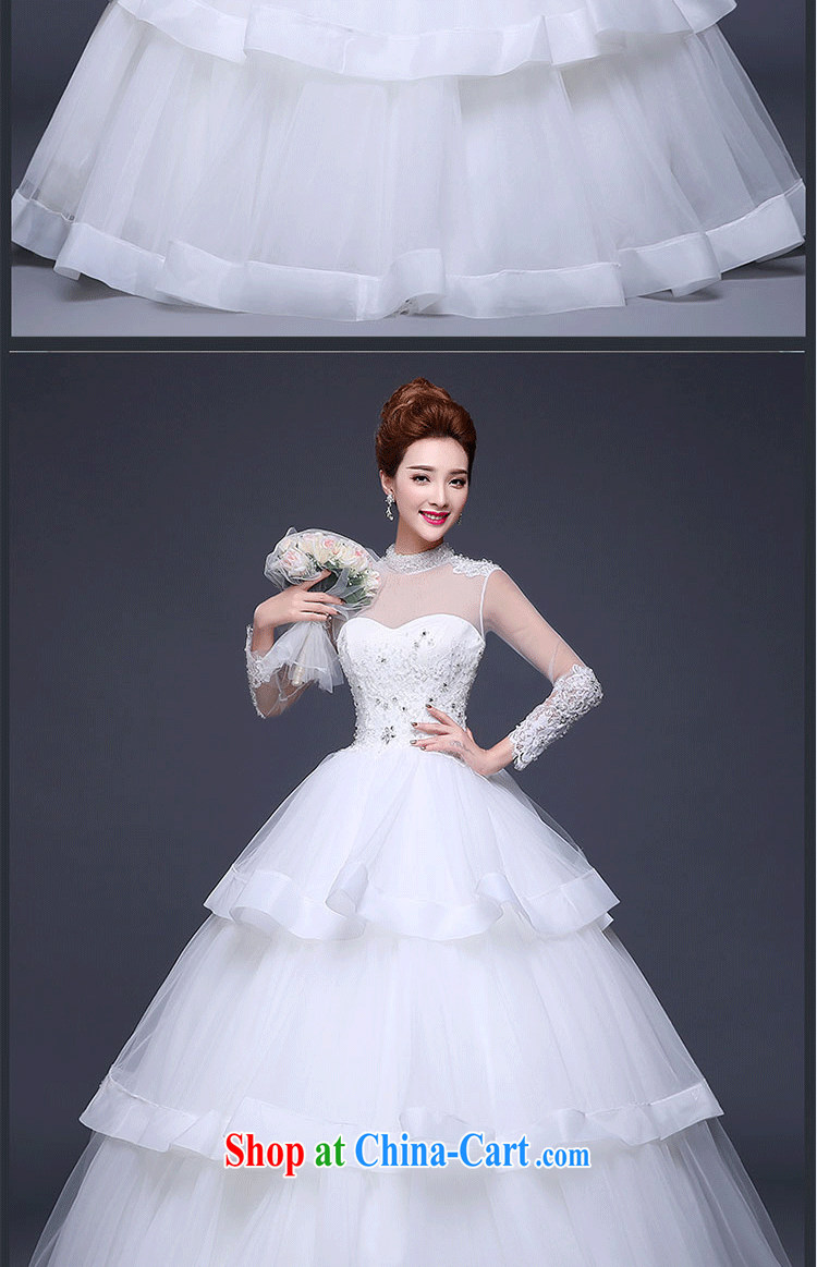 Love, according to China's 2015 Spring Summer Fall Winter new wedding dresses bridal wedding double-shoulder retro the drill field shoulder long-sleeved with white wedding white. Do not return not-for-pictures, price, brand platters! Elections are good character, the national distribution, so why buy now enjoy more preferential! Health