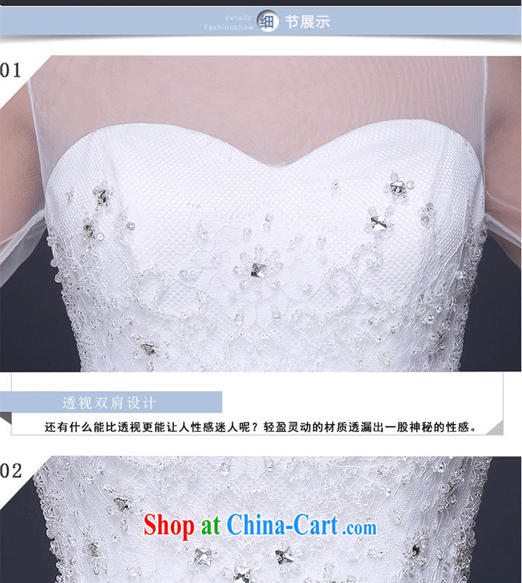 Love, according to China's 2015 Spring Summer Fall Winter new wedding dresses bridal wedding double-shoulder retro the drill field shoulder long-sleeved with white wedding white. Do not return not-for-pictures, price, brand platters! Elections are good character, the national distribution, so why buy now enjoy more preferential! Health