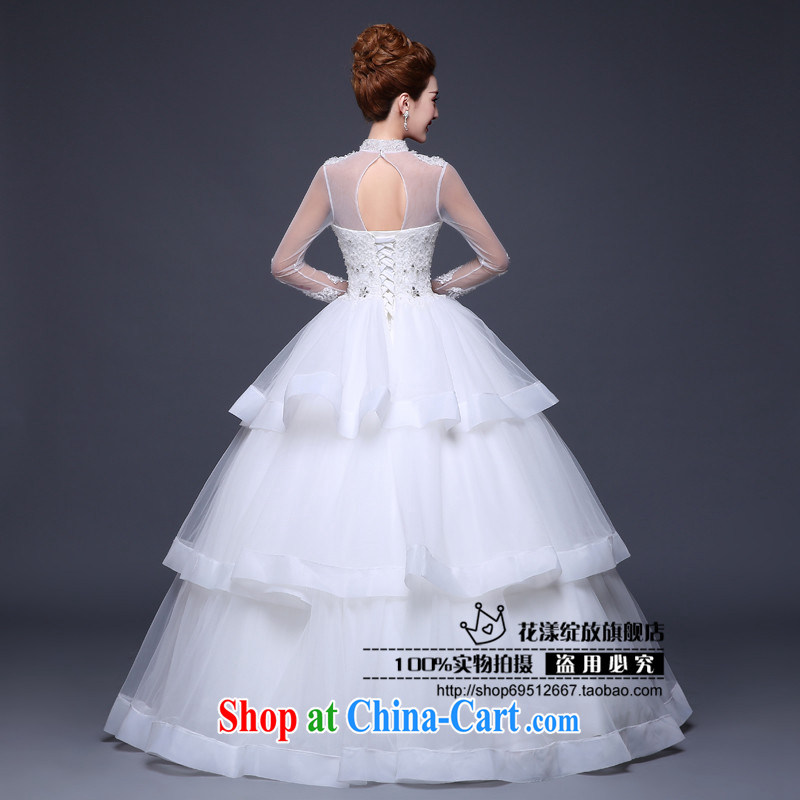 Love, according to China's 2015 Spring Summer Fall Winter new wedding dresses bridal wedding shoulders retro the drill field shoulder long-sleeved with white wedding white. Do not return not-for-love, China, and, on-line shopping