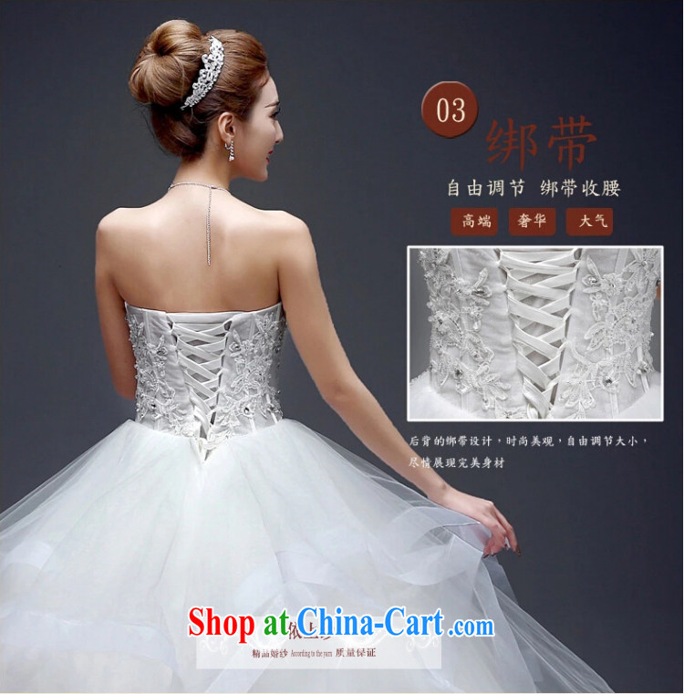 Yong-yan and wedding dresses 2015 spring and summer new marriages and stylish erase chest lace with minimalist Korean shaggy dress white. size is not final pictures, price, brand platters! Elections are good character, the national distribution, so why buy now enjoy more preferential! Health