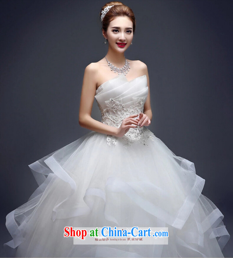 Yong-yan and wedding dresses 2015 spring and summer new marriages and stylish erase chest lace with minimalist Korean shaggy dress white. size is not final pictures, price, brand platters! Elections are good character, the national distribution, so why buy now enjoy more preferential! Health