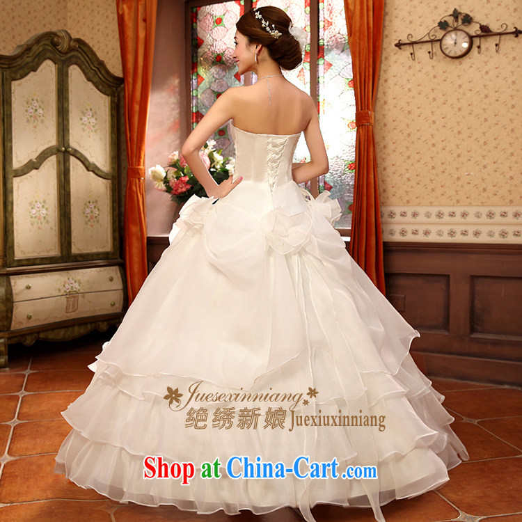 There is embroidery bridal 2015 new sweet retro tie-erase chest wedding dresses Korean version with Princess wedding white XXXL pictures, price, brand platters! Elections are good character, the national distribution, so why buy now enjoy more preferential! Health