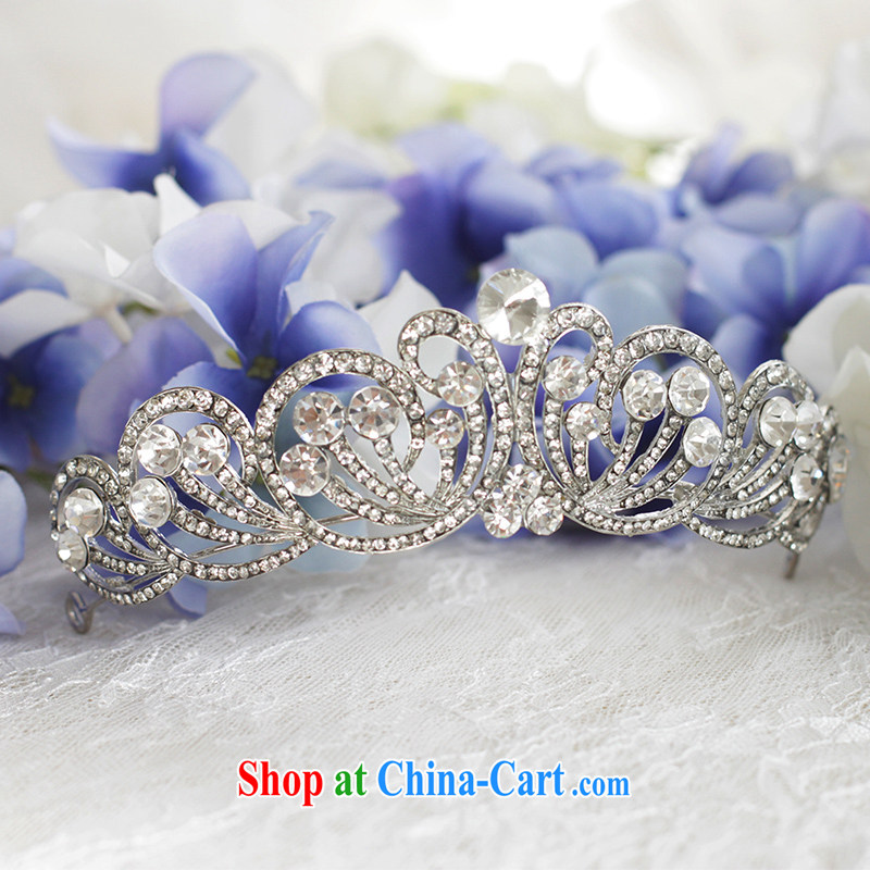 On the bridal suite 2015 to Alice antique continental Crown headdress bridal Crown Crown diamond jewelry and ornaments white, AIDS, and shopping on the Internet