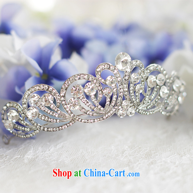 On the bridal suite 2015 to Alice antique continental Crown headdress bridal Crown Crown diamond jewelry and ornaments white, AIDS, and shopping on the Internet
