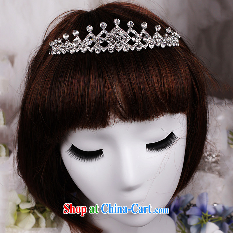 On the wedding dresses new 2015 Zen love flash drill Crown head-dress Crown hair accessories jewelry and ornaments white, AIDS, and, shopping on the Internet