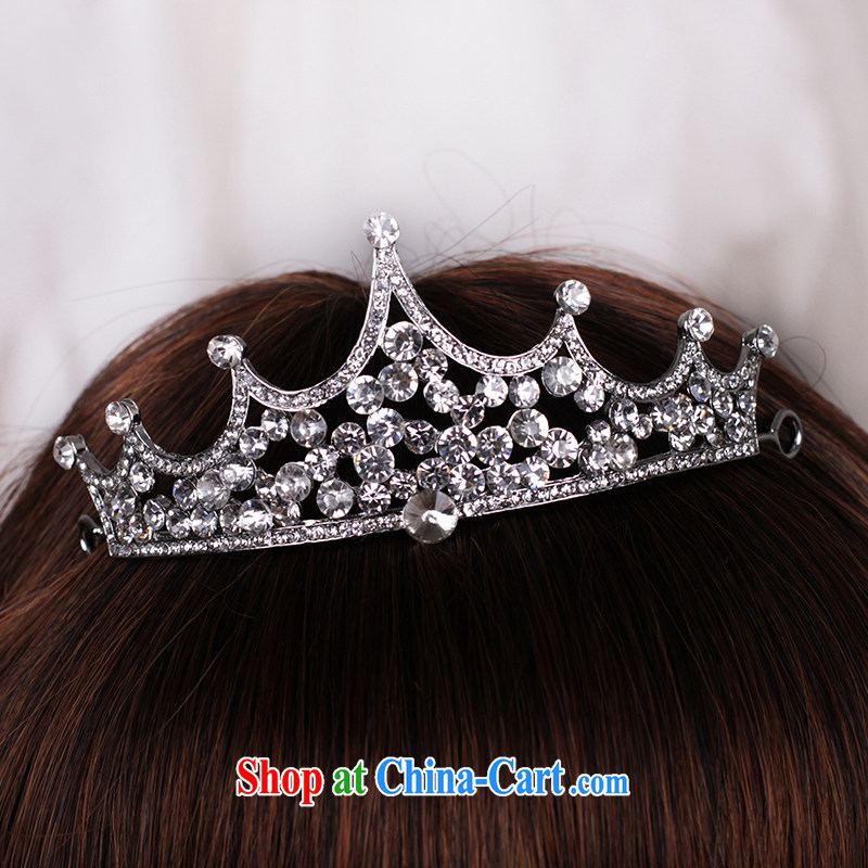 On the wedding dresses new 2015 rain, crystal Crown head-dress Crown hair accessories jewelry and ornaments white, AIDS, and, shopping on the Internet