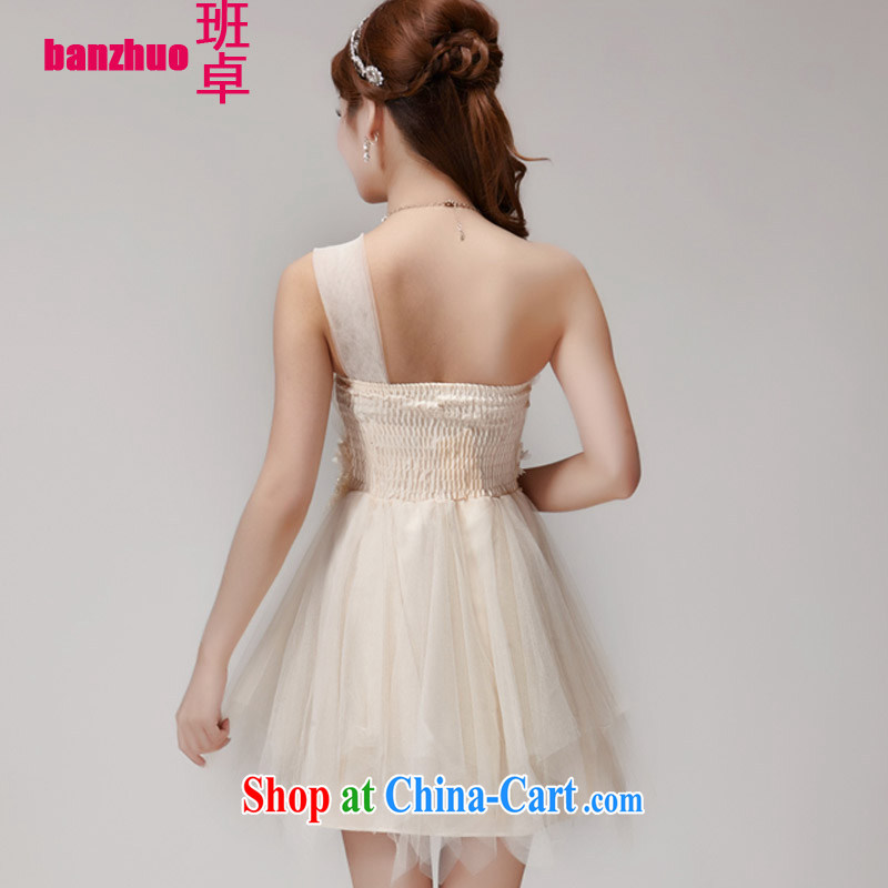 Class Cheuk-yan 2015 new bridesmaid dresses in banquet dress sister dress short bridesmaid dresses small pink M, Cheuk-yan (banzhuo), shopping on the Internet