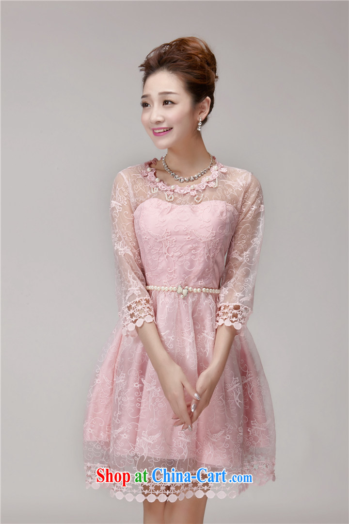 Class Cheuk-yan 2015 summer Korean version of the new staples, cultivating Pearl Princess skirt dress champagne color bare chest bridesmaid sisters served as small dress white L pictures, price, brand platters! Elections are good character, the national distribution, so why buy now enjoy more preferential! Health