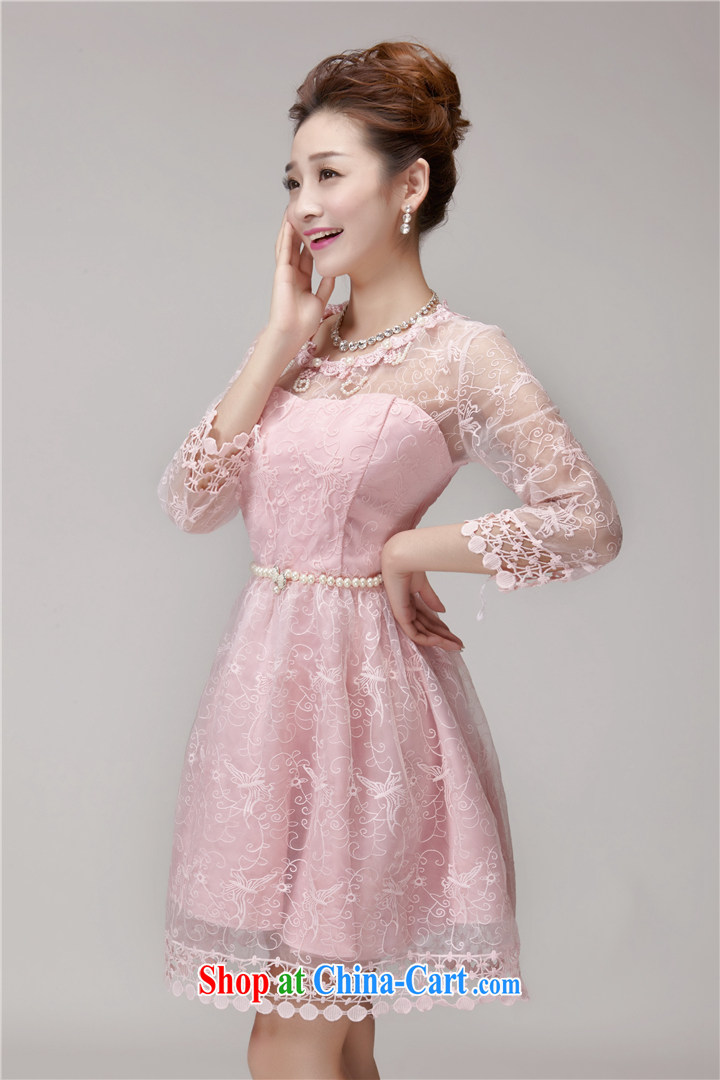 Class Cheuk-yan 2015 summer Korean version of the new staples, cultivating Pearl Princess skirt dress champagne color bare chest bridesmaid sisters served as small dress white L pictures, price, brand platters! Elections are good character, the national distribution, so why buy now enjoy more preferential! Health
