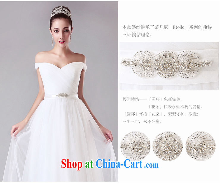 Jubilee 1000 bride summer 2015 New Field shoulder bridal wedding dresses shoulders with V collar wedding simple European-style white XL pictures, price, brand platters! Elections are good character, the national distribution, so why buy now enjoy more preferential! Health