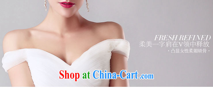 Jubilee 1000 bride summer 2015 New Field shoulder bridal wedding dresses shoulders with V collar wedding simple European-style white XL pictures, price, brand platters! Elections are good character, the national distribution, so why buy now enjoy more preferential! Health