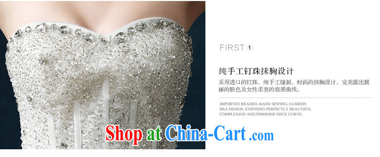 Jubilee 1000 bride's 2015 spring and summer new, high-end custom European-style with bare chest bridal wedding lace wedding dresses white XL pictures, price, brand platters! Elections are good character, the national distribution, so why buy now enjoy more preferential! Health