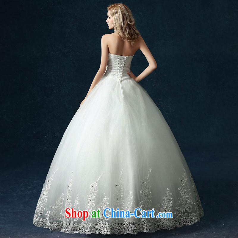 Jubilee 1000 bride's 2015 spring and summer new high-end custom continental alignment to erase chest bridal wedding lace wedding dresses white XL, 1000 Jubilee bride, shopping on the Internet