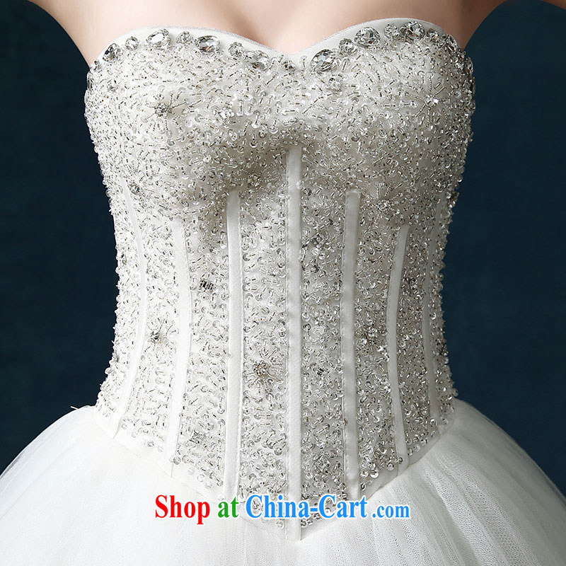 Jubilee 1000 bride's 2015 spring and summer new high-end custom continental alignment to erase chest bridal wedding lace wedding dresses white XL, 1000 Jubilee bride, shopping on the Internet