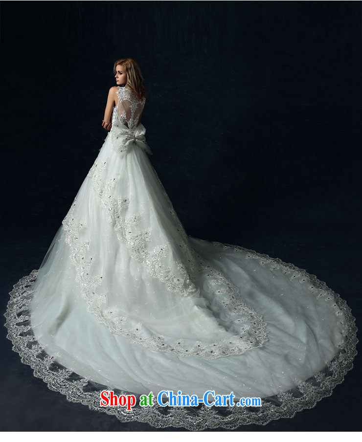 Jubilee 1000 bride 2015 spring and summer new dual-shoulder wedding dresses bride Korean-style terrace back lace-the-tail long white XL pictures, price, brand platters! Elections are good character, the national distribution, so why buy now enjoy more preferential! Health
