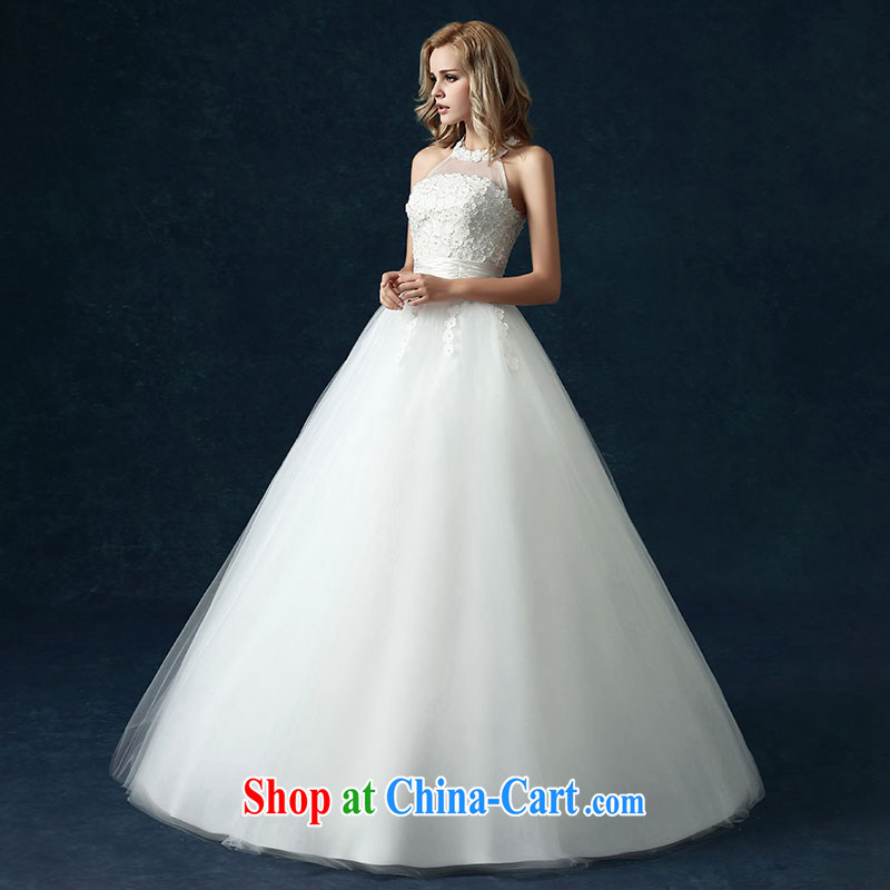 Jubilee 1000 bride's 2015 new spring, summer and autumn flowers lace shaggy dress Princess wedding Korean version is also wedding sweet white XL, 1000 Jubilee bride, shopping on the Internet