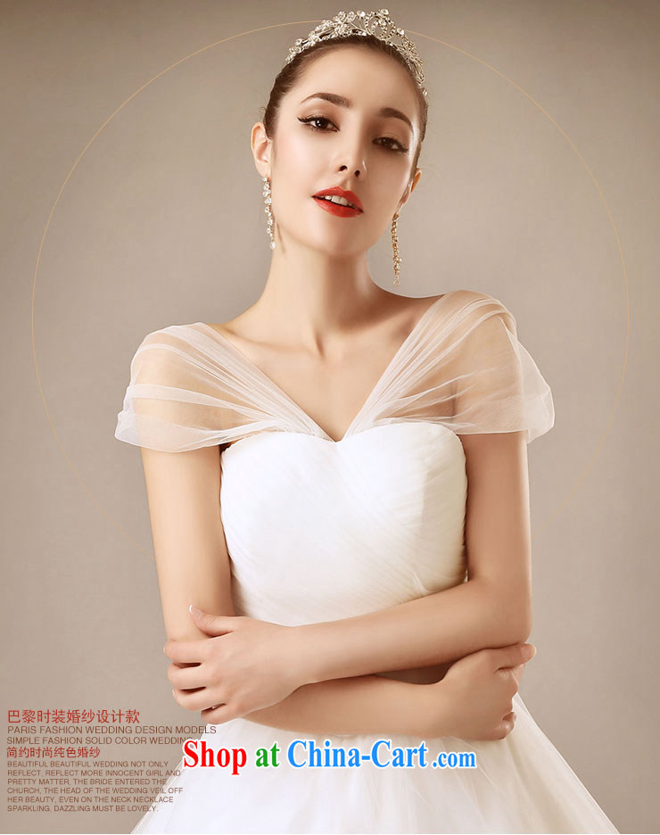 Jubilee 1000 bride 2015 new Europe simple and stylish white tail dual pack shoulder a shoulder beauty wedding dresses white XL pictures, price, brand platters! Elections are good character, the national distribution, so why buy now enjoy more preferential! Health