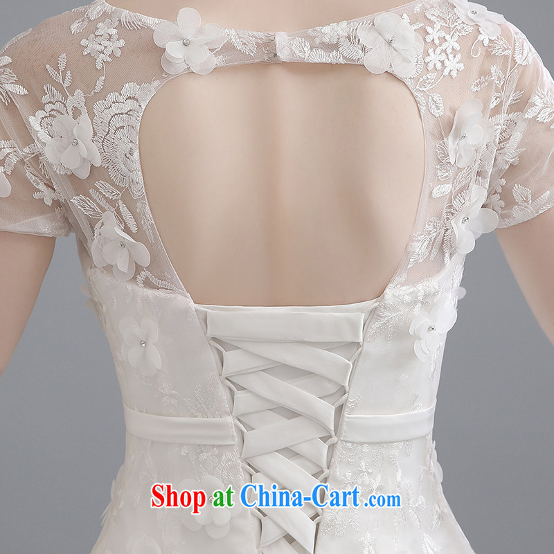 wedding dresses spring 2015 new Korean-style minimalist bride larger graphics thin-tail double-shoulder wedding a summer shoulder drill white to make the $30 does not return, and love, and shopping on the Internet