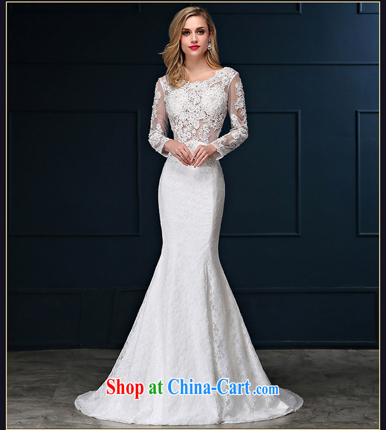 Summer 2015 new Korean lace package shoulder larger graphics thin beauty crowsfoot marriages tie tail wedding dresses white M code 2 feet waist Suzhou shipping pictures, price, brand platters! Elections are good character, the national distribution, so why buy now enjoy more preferential! Health