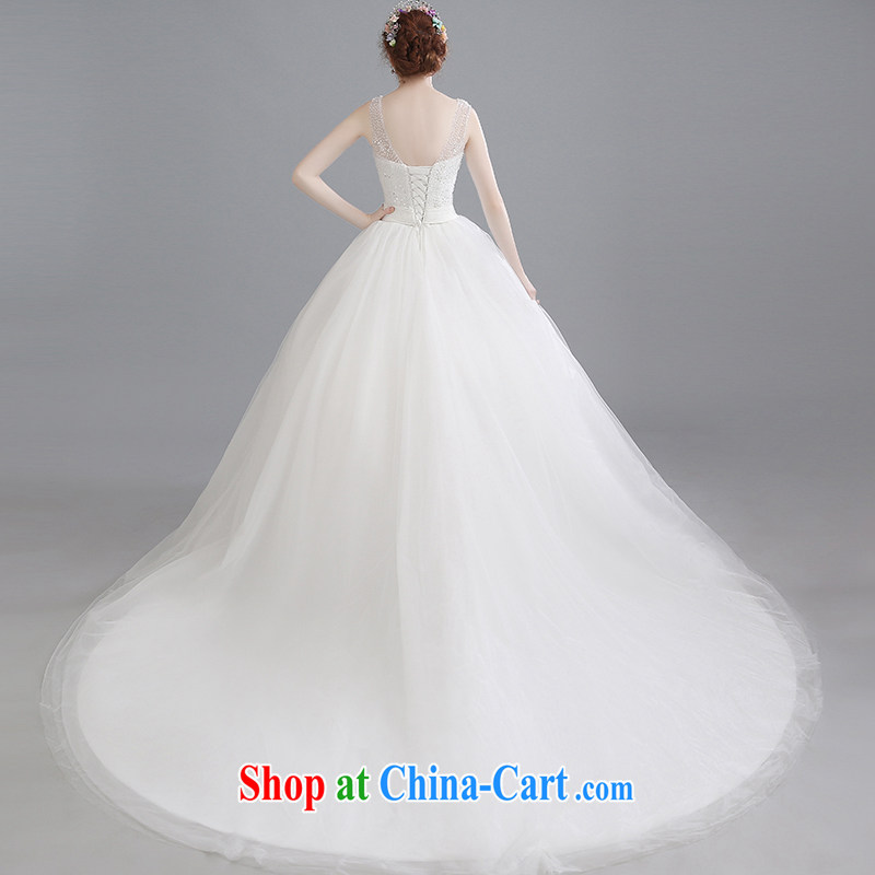 Yi love is wedding dresses new 2015 summer fashion the Field shoulder shoulders Korean bridal long-tail wedding, lace summer female white to make the $30 do not return, and love, and shopping on the Internet