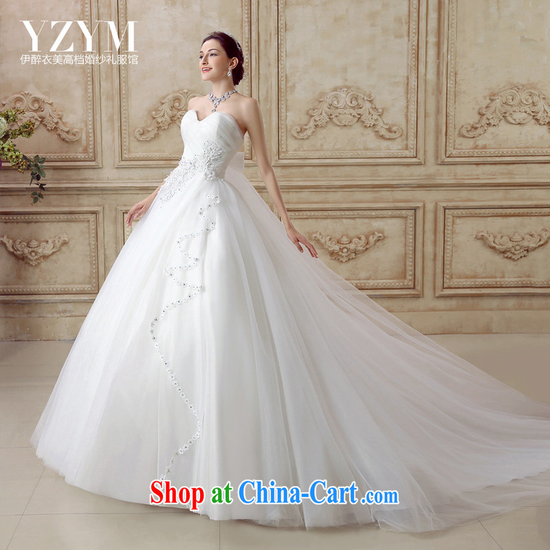 The drunken Yi Mei bridal wedding dresses the Field shoulder Phoenix flower embroidery tail wedding chest bare shoulders graphics thin wedding dresses 2015 summer new short and wedding-tail custom, the drunken Yi Mei, shopping on the Internet