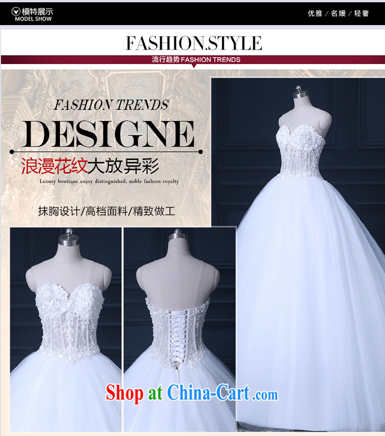 wedding dresses spring 2015 new Korean-style minimalist girl brides larger graphics thin with bare chest tail wedding summer drill white to make the $30 does not return pictures, price, brand platters! Elections are good character, the national distribution, so why buy now enjoy more preferential! Health