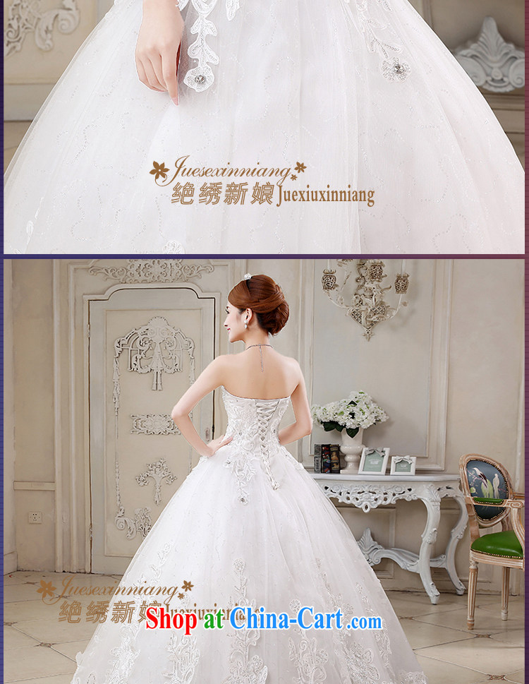 There is embroidery bridal wedding dresses 2015 New Luxury Water drilling Korean Princess Mary Magdalene chest Korean tie-wedding white XXXL 2 feet 4 waist Suzhou shipping pictures, price, brand platters! Elections are good character, the national distribution, so why buy now enjoy more preferential! Health