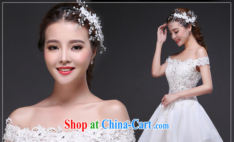 Tslyzm bridal short-field shoulder wedding dresses 2015 summer new fluoroscopy lace white Princess shaggy dress coin, A XXL pictures, price, brand platters! Elections are good character, the national distribution, so why buy now enjoy more preferential! Health