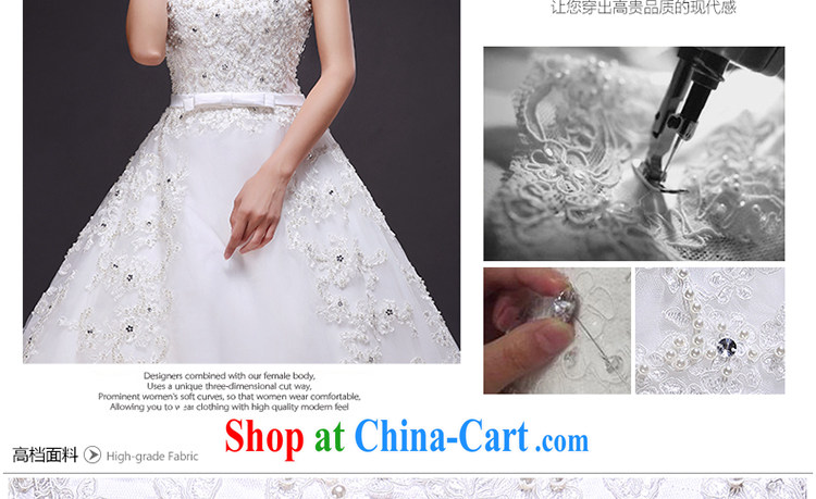 2015 Tslyzm double-shoulder-tail with wedding new summer round-collar double-shoulder fluoroscopy lace flowers bowtie Korean skirt tails, XXL pictures, price, brand platters! Elections are good character, the national distribution, so why buy now enjoy more preferential! Health