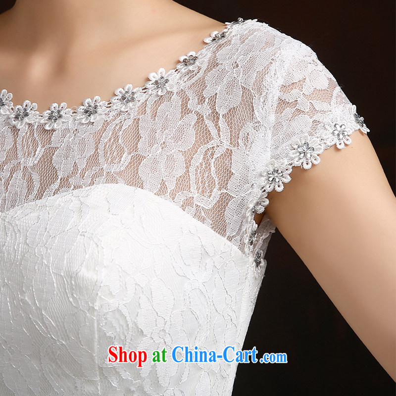 Impression Leigh 2015 new Korean-style wedding bridal with shaggy dress wedding dresses skirt girls a shoulder bag shoulder white XXL impression, lady, and shopping on the Internet