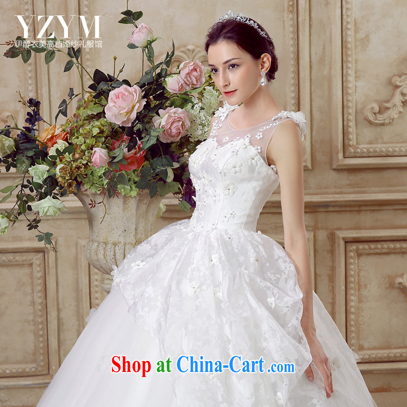 The drunk, the bride's wedding dresses the root yarn lace drill with wedding summer 2015 new floating yarn bridal wedding dress fresh wind Princess wedding with custom, the drunken Yi Mei, shopping on the Internet