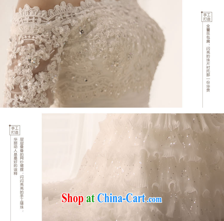 Garden 2015 new wedding dress, Japan, and South Korea wedding package shoulder cuff field shoulder wedding dresses shaggy dress Deluxe tail S 1391 ivory tail 60 CM 173 - M pictures, price, brand platters! Elections are good character, the national distribution, so why buy now enjoy more preferential! Health