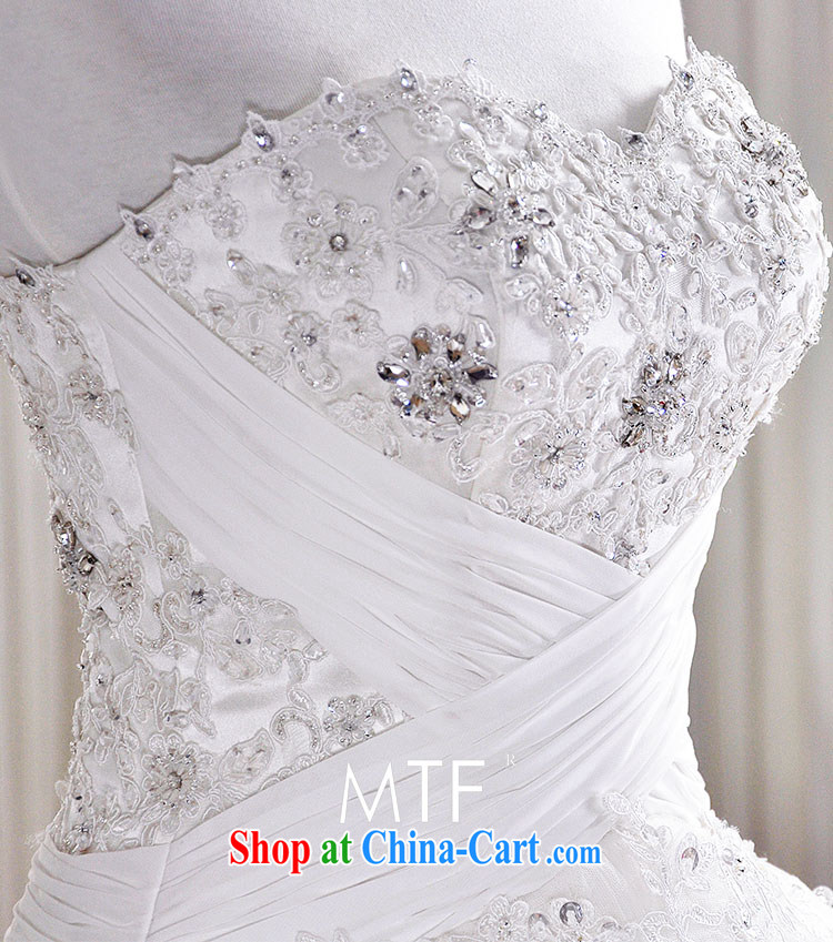 Full court, high quality custom, Japan, and South Korea Korean wiped chest wedding dresses long-tail-won 2015 new wedding dress s 613 ivory tail 60 CM 173 - M pictures, price, brand platters! Elections are good character, the national distribution, so why buy now enjoy more preferential! Health