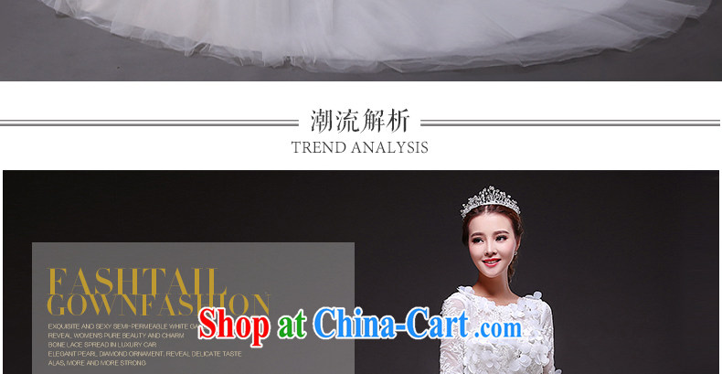 Tslyzm bride-tail wedding dresses Summer, Autumn 2015 new long-sleeved package shoulder-neck flower fairies graphics thin wedding and tail, XXL pictures, price, brand platters! Elections are good character, the national distribution, so why buy now enjoy more preferential! Health