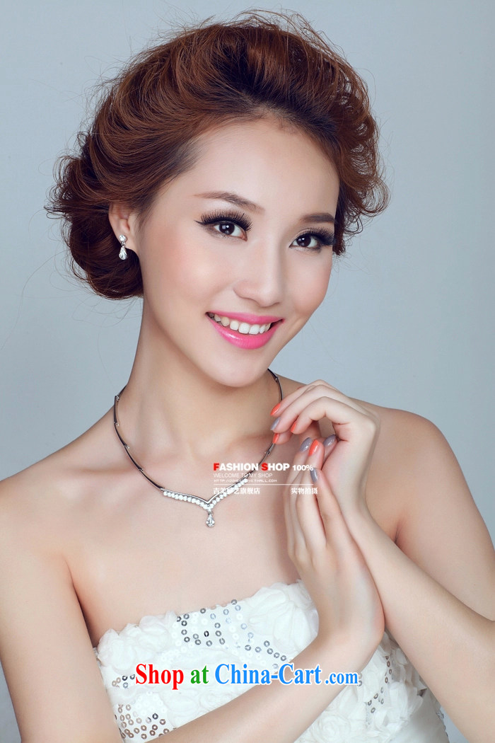 Bridal wedding dresses Accessories Kit Korean link TL 153 water drilling jewelry 2015 new wedding jewelry silver ear pin pictures, price, brand platters! Elections are good character, the national distribution, so why buy now enjoy more preferential! Health