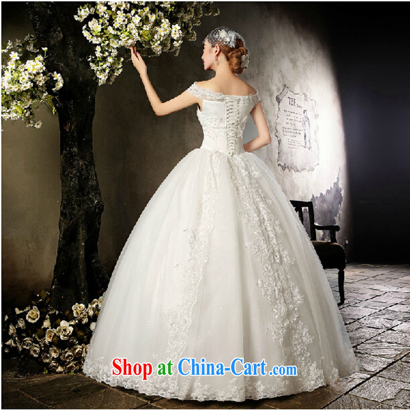 2015 bridal high quality custom field shoulder bare chest straps with spring wedding dresses red stylish long, upscale luxury photography wedding white tailored is not final, pure bamboo love yarn, shopping on the Internet