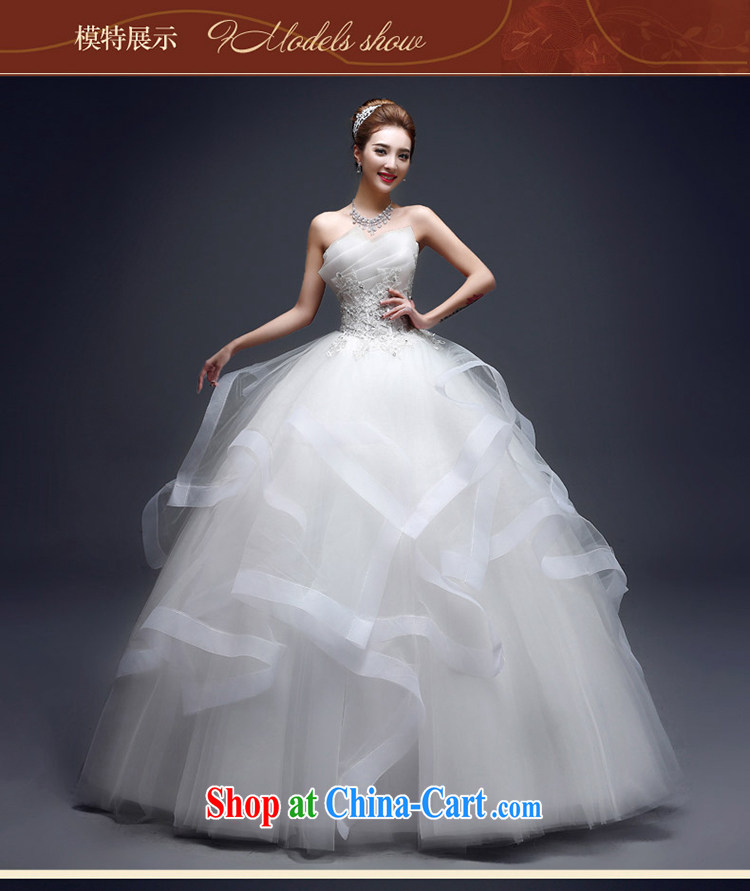7 color 7 tone Korean version 2015 new marriages and stylish erase chest lace shaggy dress wedding dresses H 076 white tail wedding tailored (final) pictures, price, brand platters! Elections are good character, the national distribution, so why buy now enjoy more preferential! Health