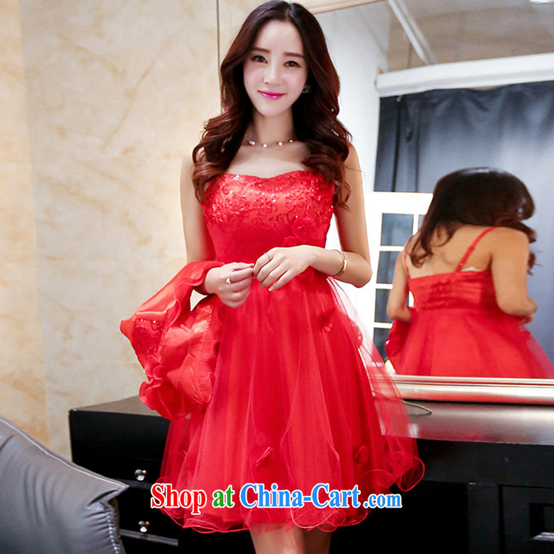 The Jordan summer 2015 female Korean New wedding dress set lace shaggy dress casual dress set red XL to Jordan (Xiangzuo), and shopping on the Internet