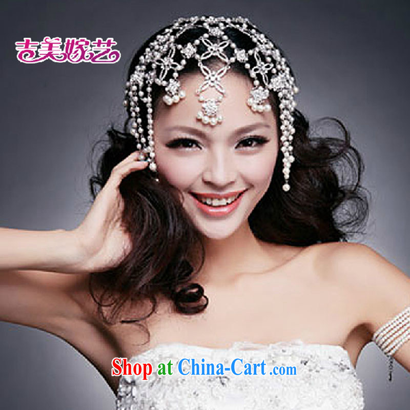 Bridal wedding dresses Accessories Kit Korean-style head-dress HG 6123 water drilling jewelry 2015 new Marriage and ornaments silver and ornaments