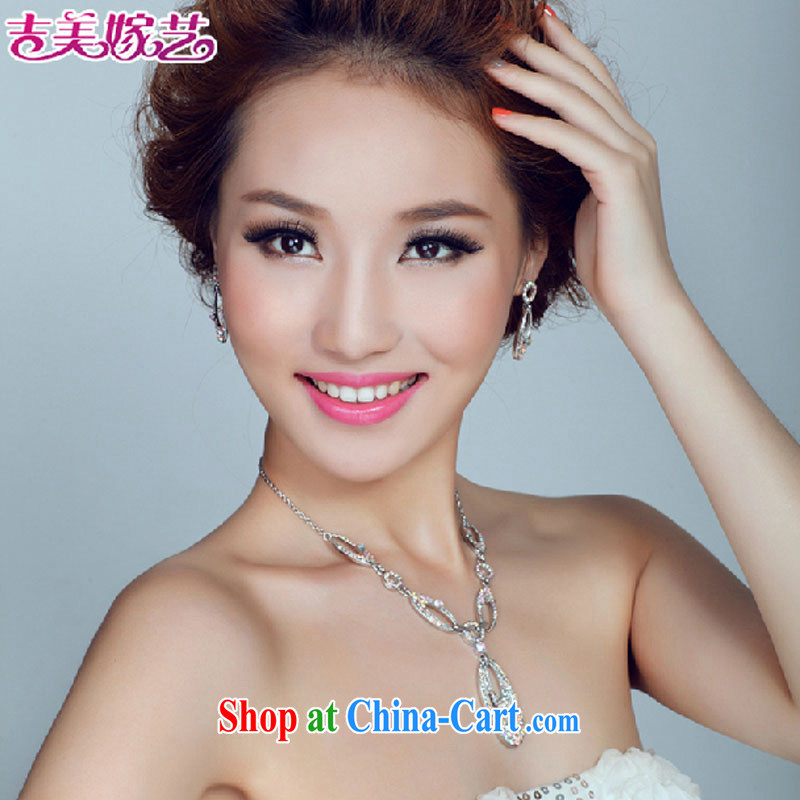 Bridal wedding dresses Accessories Kit Korean set link TL 3179 water drilling jewelry 2015 new marriage necklace White ear.