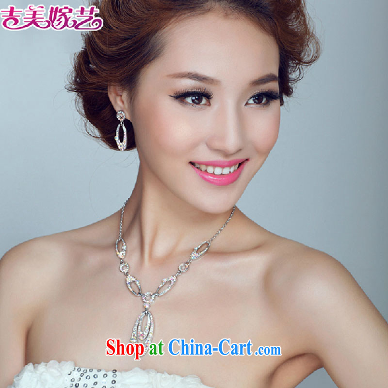 Bridal wedding dresses Accessories Kit Korean link TL 3179 water drilling jewelry 2015 new marriage necklace White ear clip, Jimmy married arts, shopping on the Internet