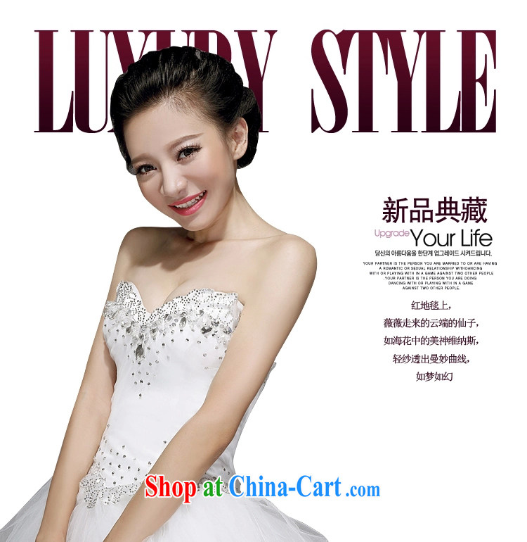 wedding dresses Jimmy married arts 2015 new erase chest Korean fashion shaggy dress with HS 282 bridal wedding white L pictures, price, brand platters! Elections are good character, the national distribution, so why buy now enjoy more preferential! Health
