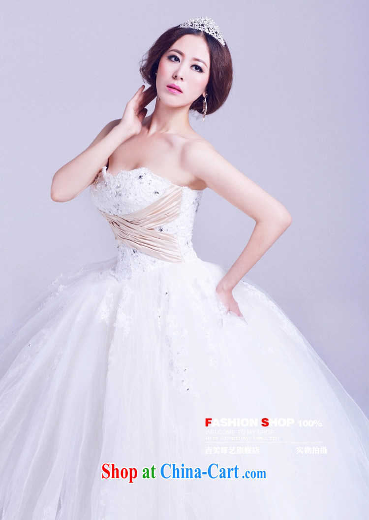 wedding dresses Jimmy married arts 2015 new erase chest Korean shaggy dress with HS 822 bridal wedding white L pictures, price, brand platters! Elections are good character, the national distribution, so why buy now enjoy more preferential! Health
